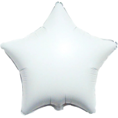 Воздушный шар Звезда (18''/46 см) Белый